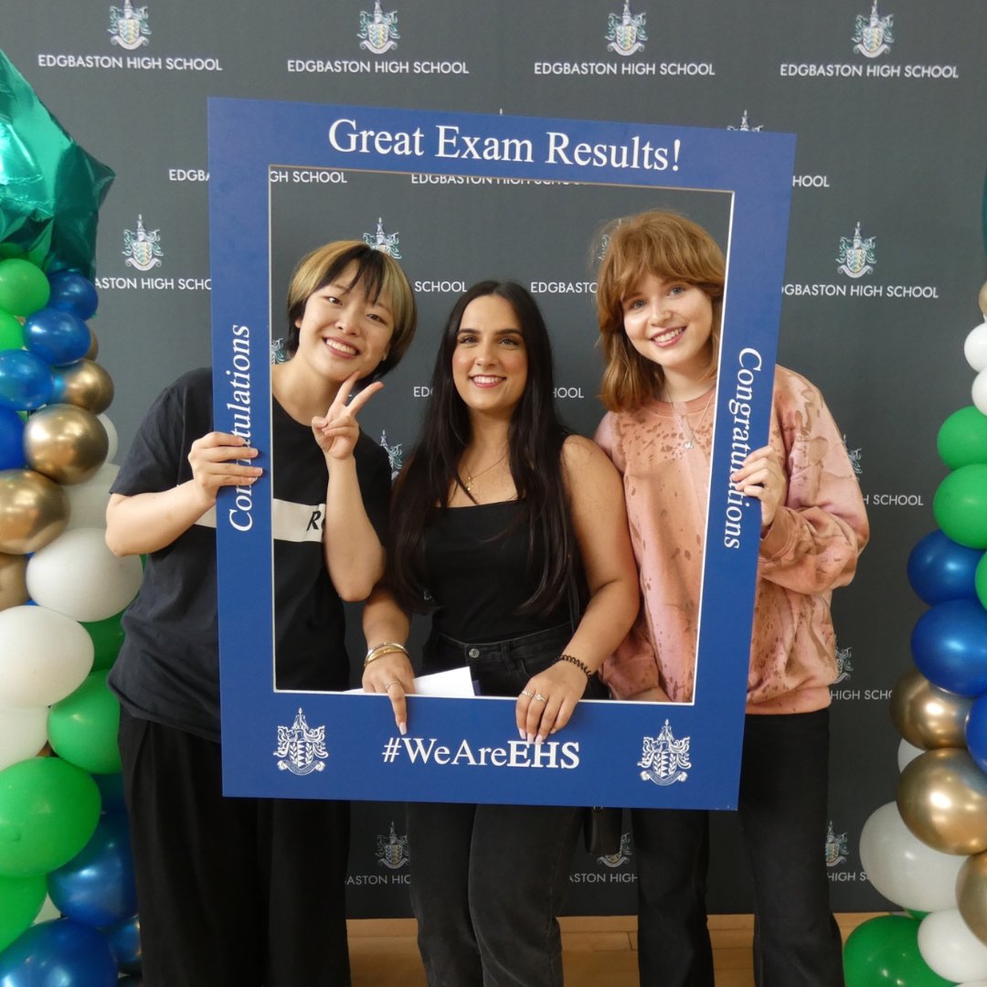Edgbaston_High's tweet photo. Scenes of celebration this morning as Year 13 students received their A-level results. Congratulations to our Class of 2023, we are so proud of you! 

#WeAreEHS #alevels #results #education #Birmingham https://t.co/OshNDbuuBM