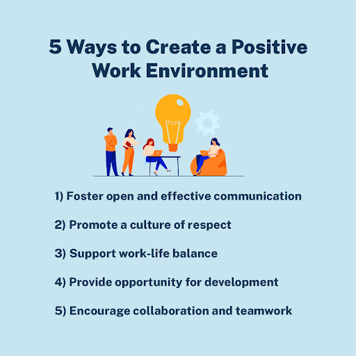 rantaman's tweet photo. Creating a positive work environment is crucial for fostering employee engagement, satisfaction, and productivity. Here are some ways to create a positive work environment: #PositiveVibes #WorkplaceCulture #HappyAtWork #PositiveTeam #FridayVibes https://t.co/q6O3VeIztv