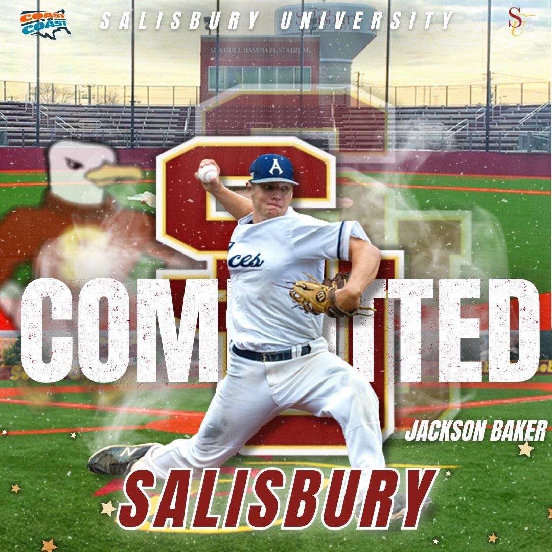 I’m extremely blessed and excited to announce my commitment to Salisbury University. I would like to thank God, my family, friends, teammates, and coaches who have helped me navigate through this process. Go Gulls! <a href="/SalisburyBB/">Salisbury Baseball</a> <a href="/PrimeTimeBSBLL/">Prime Time Baseball</a> <a href="/chadwhite5/">Chad White</a> <a href="/ASable29/">Andrew Sable</a> <a href="/cgibbaseball/">Coach Giblin</a>