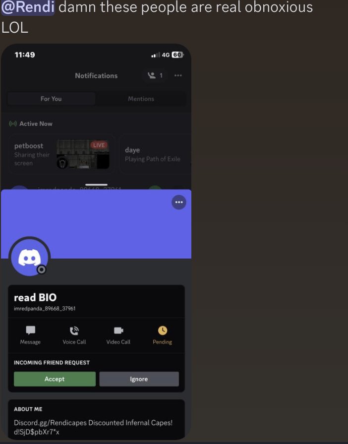 REMINDER this is all fake I’m still getting about 30 dms daily on this now.  There’s multiple discord servers and methods now lol. Waking up to like 20 dms a day now from different users. The scammers have leveled up to super obnoxious levels now. ☠️