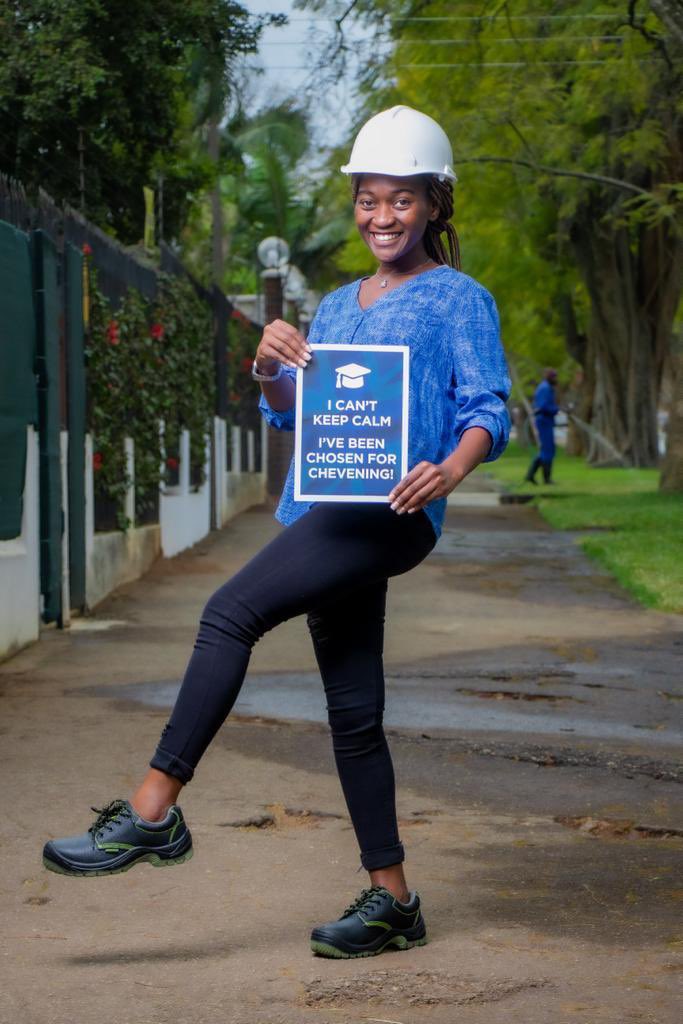 *BIG MOVE*
 
Another #CheveningZim student going to <a href="/UniversityLeeds/">University of Leeds</a>🇬🇧!
 
“I’ve been #ChosenForChevening and it’s hard to keep calm”- Shamiso Masuka.
 
She’ll be studying for an MSc in Environmental Engineering and Project Management.
 
👏🏾👏🏾👏🏾👏🏾👏🏾 Congratulations!

<a href="/CheveningFCDO/">Chevening Awards🇬🇧</a>