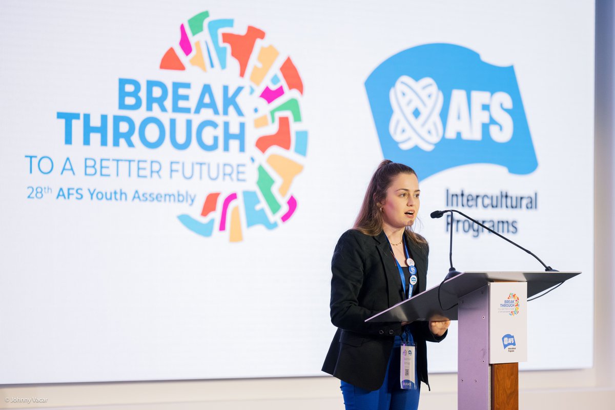 ReachAllianceTO's tweet photo. HUGE congratulations our @uct_news @reachallianceto delegate Savannah Verhage who was presented the Outstanding Youth Delegate Award at this year’s  @afs @youthassembly for her excellent leadership skills and track record in #youthengagement and action for #sustainabledevelopment https://t.co/1Bq25xFNjB