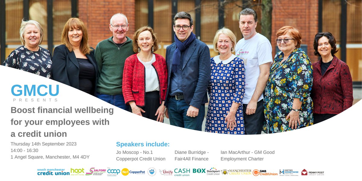 Want to learn how credit unions support employers? Join @SmCreditUnion, alongside Charter Director Ian MacArthur, to gain insights into how credit unions enhance financial wellbeing, with networking opportunities and a Q&A session. Sign up here: eventbrite.co.uk/e/boost-financ…