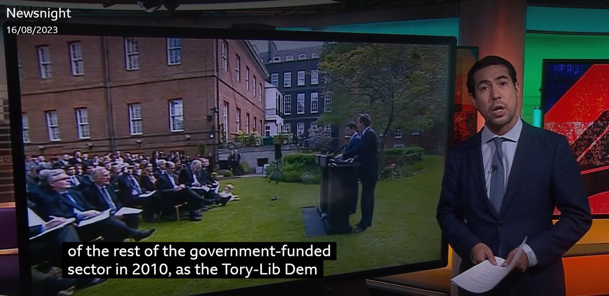 Sam Marsh (@sam_marsh101) on Twitter photo With <a href="/BenChu_/">Ben Chu</a>'s report on <a href="/BBCNewsnight/">BBC Newsnight</a> last night echoing @Hallam_VC's piece in the <a href="/guardian/">The Guardian</a>, I think we're homing in on our first 'shared understanding' of the sector finances: universities were spared austerity in 2012. What happened to staff pay? 1/ With <a href="/BenChu_/">Ben Chu</a>'s report on <a href="/BBCNewsnight/">BBC Newsnight</a> last night echoing @Hallam_VC's piece in the <a href="/guardian/">The Guardian</a>, I think we're homing in on our first 'shared understanding' of the sector finances: universities were spared austerity in 2012. What happened to staff pay? 1/