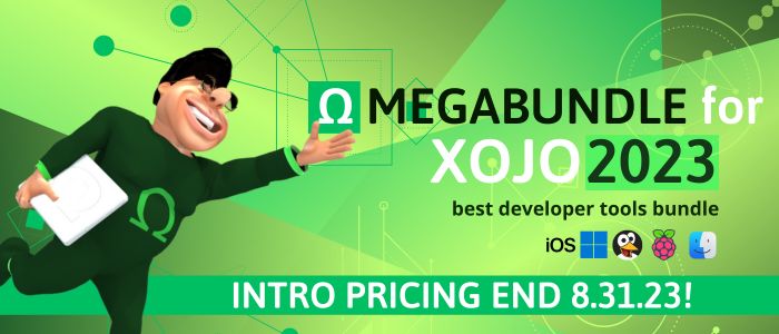 omegabundle's tweet image. Omegabundle for Xojo 2023 includes the most popular add-ons, libraries, plugins & helper tools for development of cross-platform apps with #Xojo ! $399.99 price ending 8.31.23! #indiedev #linuxdev #macdev bit.ly/44oGe62