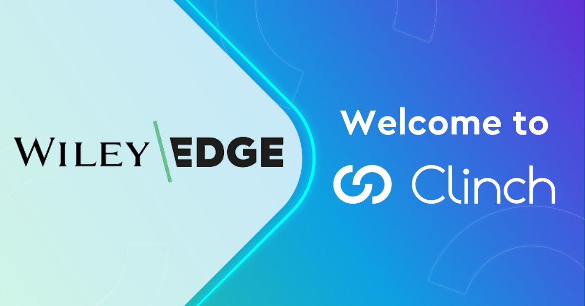 We're very pleased to announce that Wiley Edge is joining the Clinch family! Wiley Edge is the emerging talent and reskill training partner for public and private organizations across the globe, used by more than 40 institutions in North America, EMEA and APAC. Welcome!