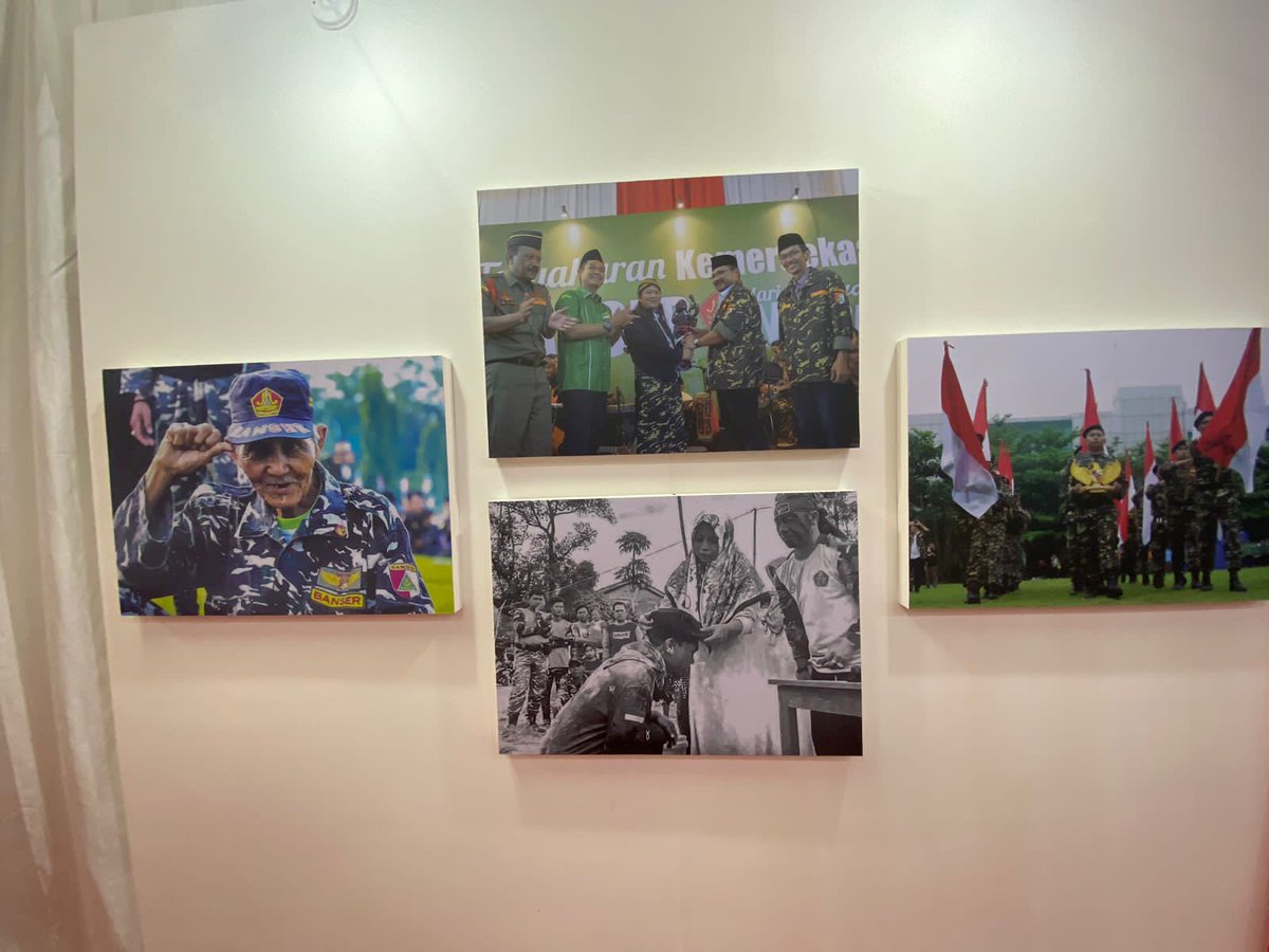 ansorkotaprob's tweet photo. Pameran galeri kegiatan GP Ansor dalam Tasyakuran HUT Kemerdekaan RI dan Harlah 89 GP Ansor 

#Harlah89GPAnsor https://t.co/ToEmsc4wdA