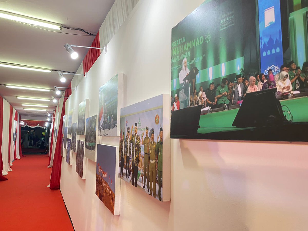 ansorkotaprob's tweet photo. Pameran galeri kegiatan GP Ansor dalam Tasyakuran HUT Kemerdekaan RI dan Harlah 89 GP Ansor 

#Harlah89GPAnsor https://t.co/ToEmsc4wdA