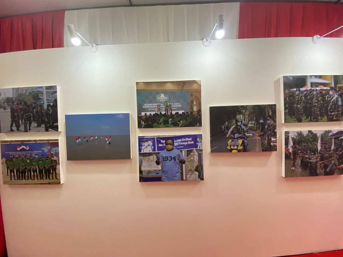 ansorkotaprob's tweet photo. Pameran galeri kegiatan GP Ansor dalam Tasyakuran HUT Kemerdekaan RI dan Harlah 89 GP Ansor 

#Harlah89GPAnsor https://t.co/ToEmsc4wdA