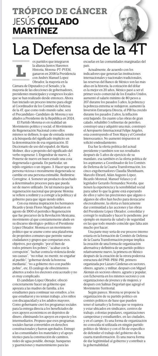 Chuchocm's tweet photo. Expreso Press/Tamaulipas
17 de agosto de 2023
LA DEFENSA DE LA 4T https://t.co/mJ48Hrt4S2