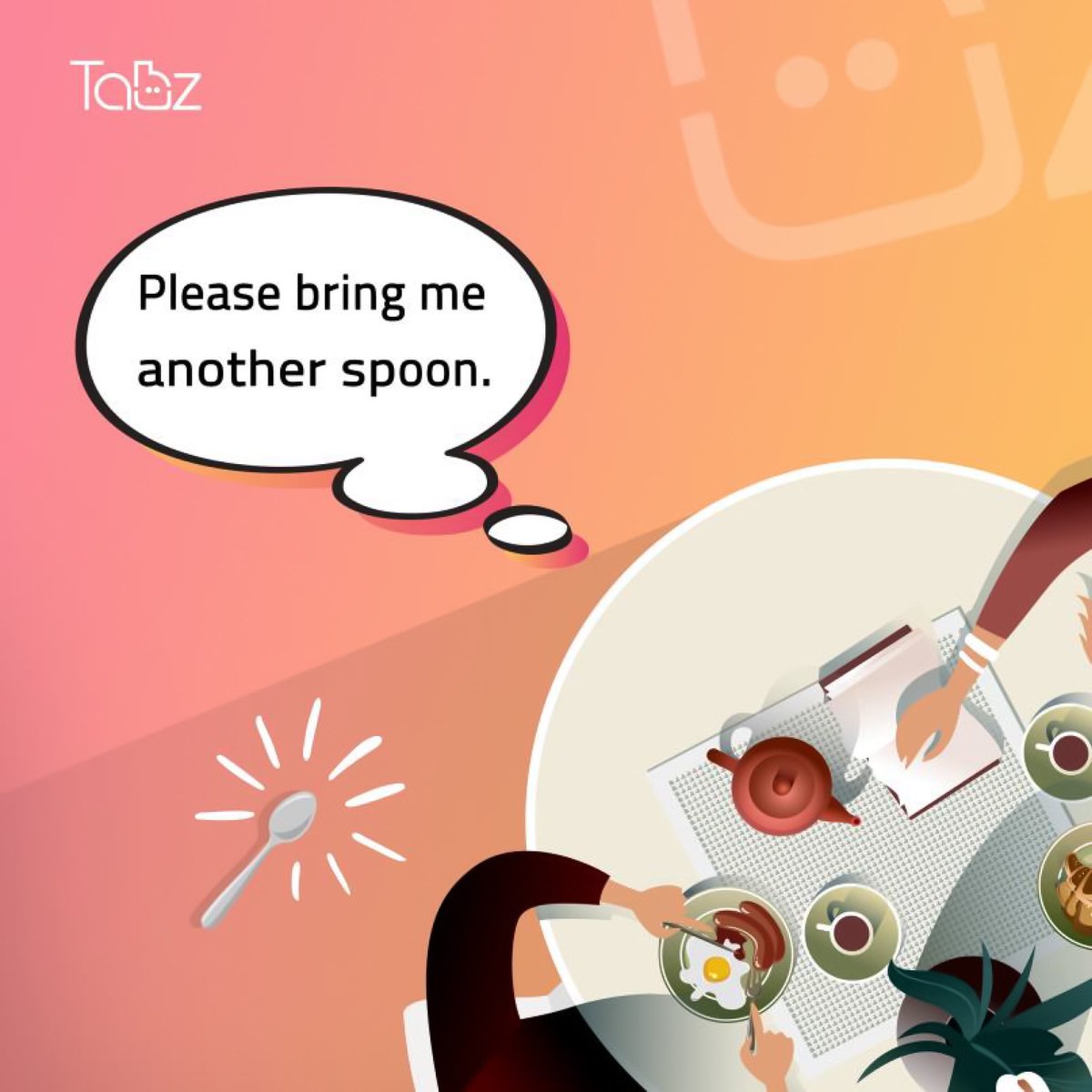 Tabz_ksa's tweet photo. من اتيكيت المطاعم الفاخرة؛ في حال سقوطأدوات السفرة يُفضل إنك ما تستخدمها وتطلب 
من مقدم الطعام بديل 👌🏻
#TABZ https://t.co/ob4LoWeZVv