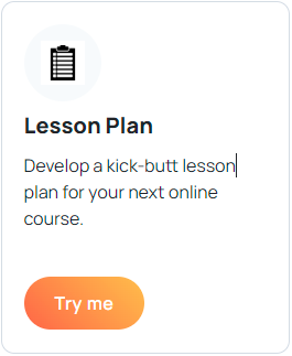 TomcoAI's tweet photo. #TomcoAI has got your lesson plan creation needs covered with their Lesson Plan template – easy to use and guaranteed to give you a kick-butt course. #AI #ContentGeneration #Tutors #Teachers #OnlineCourses https://t.co/DsCYs81Y5m https://t.co/OGH9yricxn