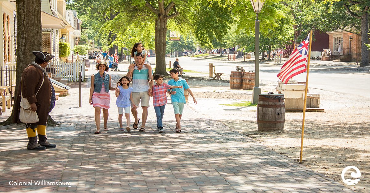 Hampton Roads’ history dates back as far as 1607. Relive the early days of America by visiting <a href="/colonialwmsburg/">Colonial Williamsburg</a> — the world's largest living history museum. The 301-acre site includes hundreds of restored or recreated buildings and over 30 historic gardens.