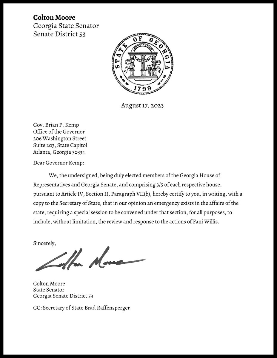 Sen. Colton Moore tweet media