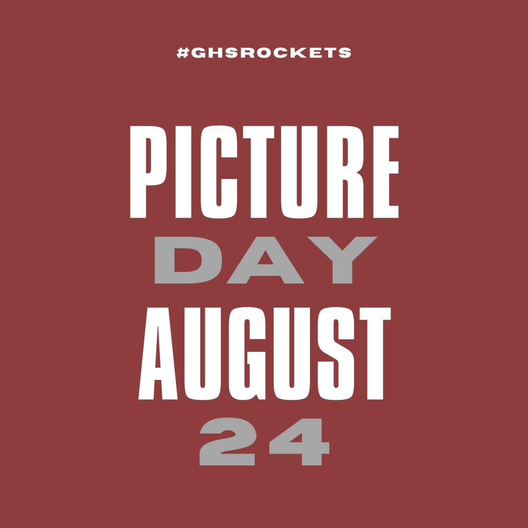 ghsrockets's tweet image. Don’t forget to bring your smile! 
#hailthedale #letsgorockets