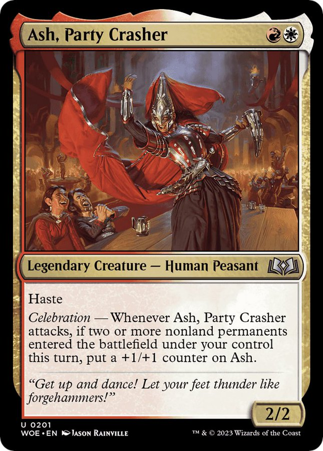 BEngelstein's tweet photo. I don't like Roles as a mechanic much in Wilds of Eldrane. There's a lot of paperwork for a lot of similar effects though at least it's better than mutate since you can only have 1. That said it supporting this RW 2 or more permanents ETB in a turn mechanic for limited is genius. https://t.co/CIGczgRoU6