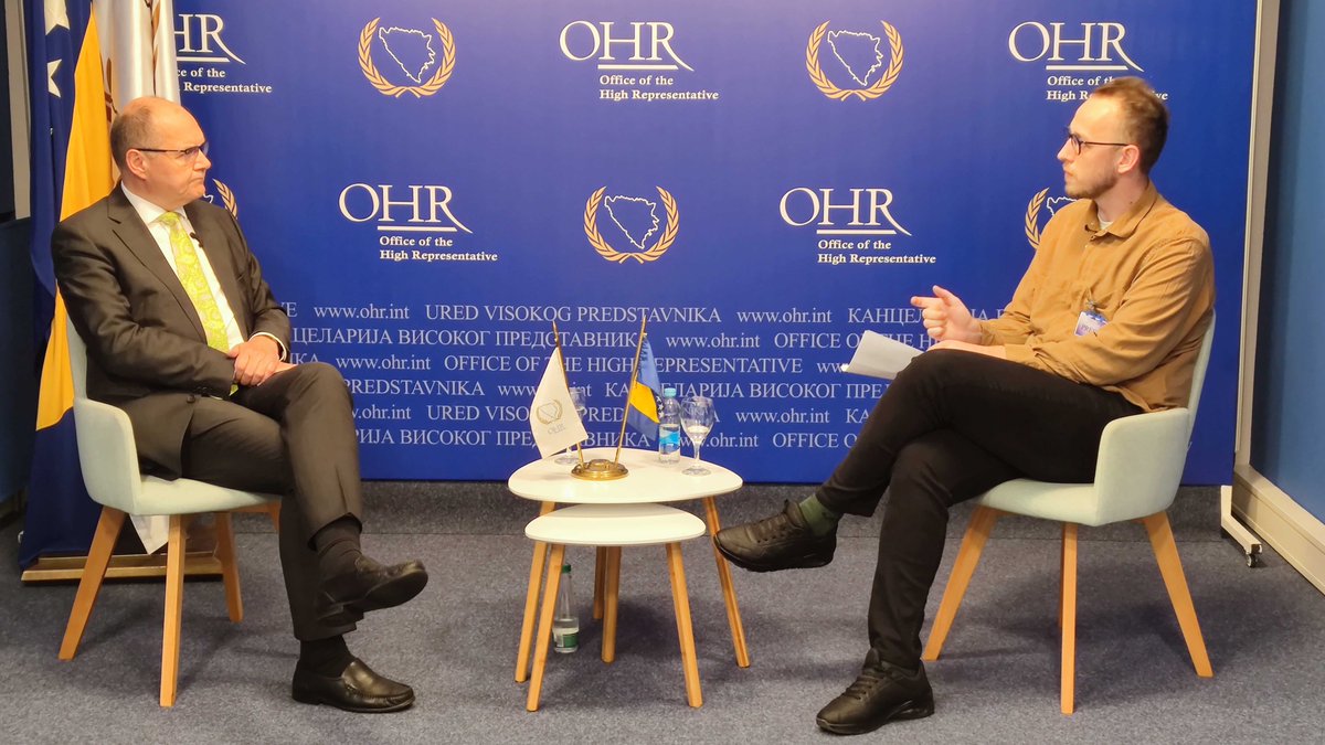 BalkanInsight's tweet photo. 💬 “I am not a diplomat; I am a politician,” Christian Schmidt, former cabinet minister and #Bundestag lawmaker told us in his Sarajevo office at @OHR_BiH

” I have to be sometimes very outspoken in my decisions.”

Our interview with #Bosnia's overseer 👇
https://t.co/swZa007pKH https://t.co/v3YRQgeBhr