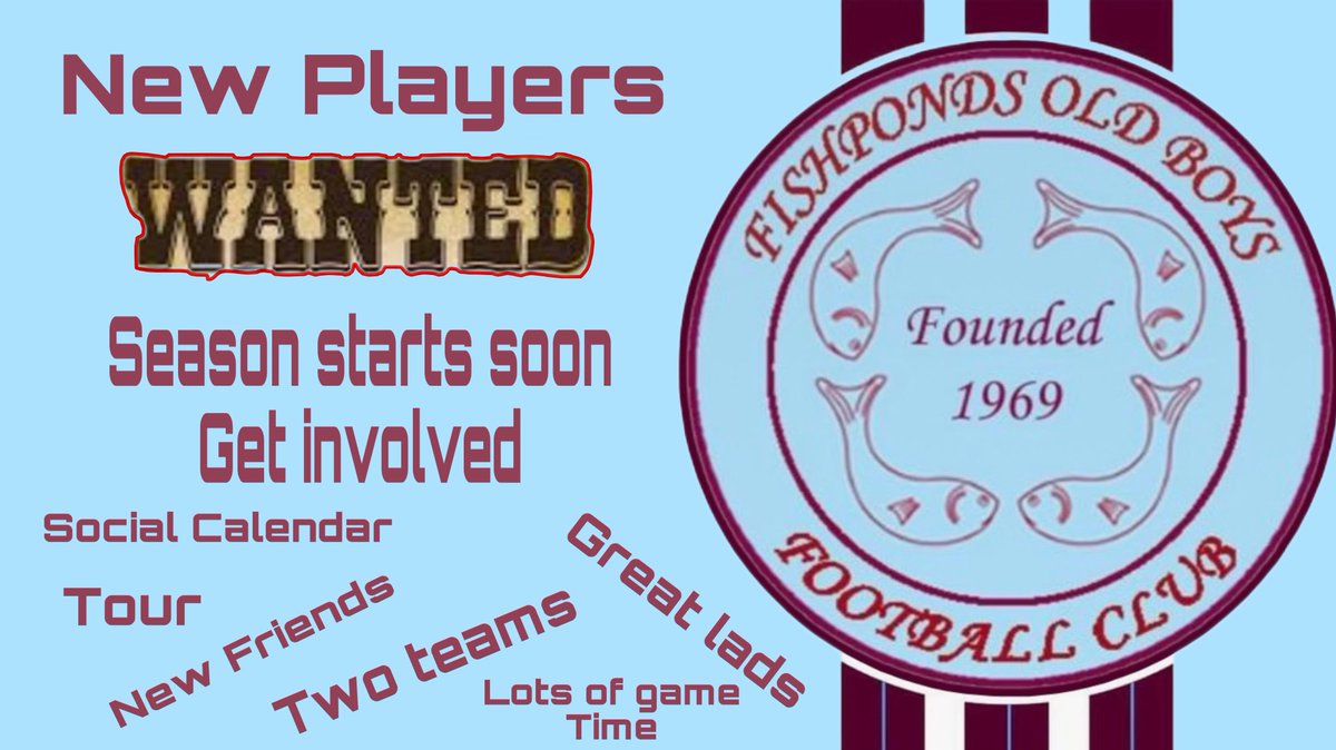 URGENT 🚨 
NEW PLAYERS WANTED.
Must be committed to Saturday football and available most weeks.
DM or text 07368187352
#bristol #football #soccer