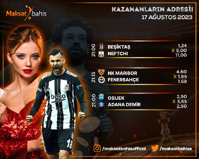 ⚽️ Günün Önemli Karşılaşması👇 💻 En yüksek oranlar ve yüksek promosyon oranlarıyla hemen oyna! -> bit.ly/mkstgiris