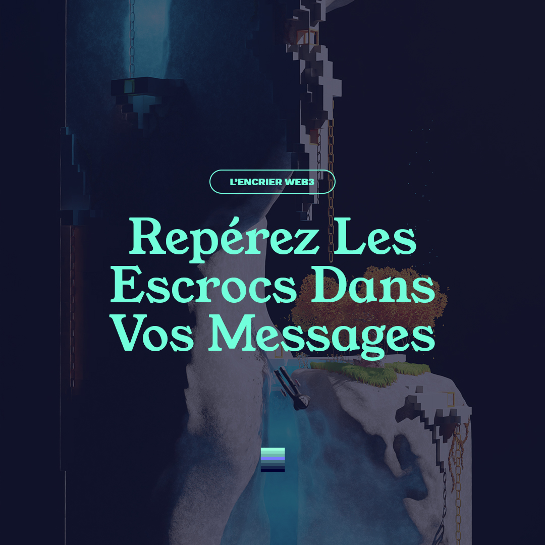 lateliernft's tweet photo. GM aux créateurs ! 📝 La newsletter n°3 de L'Encrier Web3 est sortie ce matin. Je vous donne quelques astuces pour arrêter d'être un bon pigeon et dénicher les escrocs dans vos DMs.

📷 Features: @KiboDesigns @MarieLeMoal @NFT_GOD 

👉 https://t.co/n3FdCBzPLH https://t.co/MMbGjEfrop