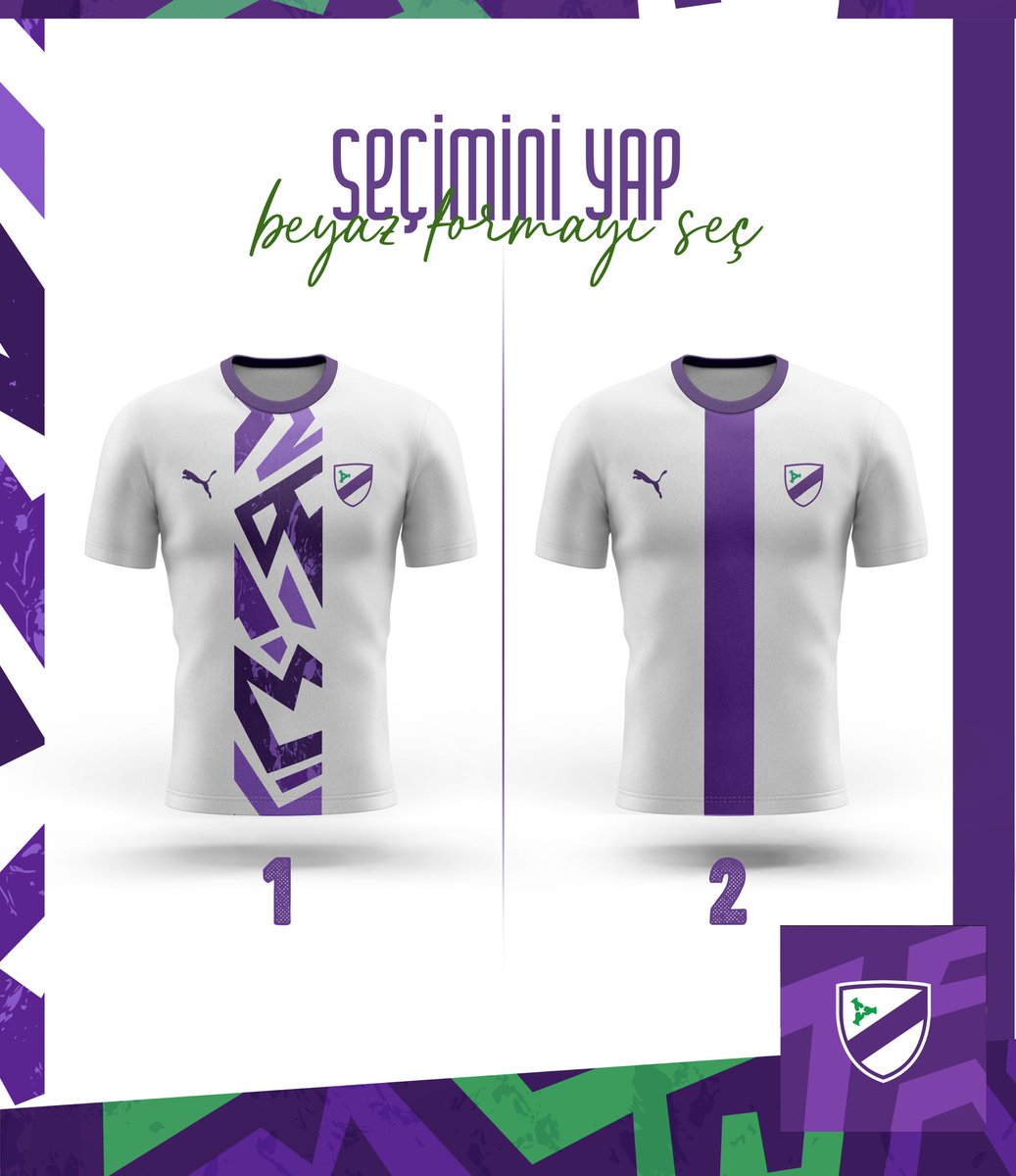 Otobüsten sonra sıra formada! 💜🤍
Ordusporumuzun 2023-2024 sezonunda giyeceği formalar hazırlandı. 
Beyaz formada tercih taraftara kaldı. ❔

Seçimini şimdi yap, yeni sezonda beyaz formamızı sen belirle.