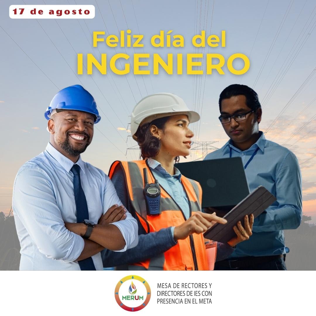 La magia de la ingeniería es el engranaje que mueve al mundo 🌎.

¡Feliz día del Ingeniero! 👷‍♀️🏗️📚
#MERUM📚
