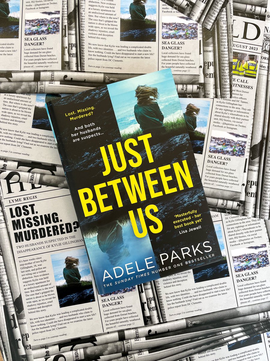 HCRights's tweet image. Happy Pub Day to @adeleparks and JUST BETWEEN US! 🥳🍾🌊 #JustBetweenUs #thrillerbooks