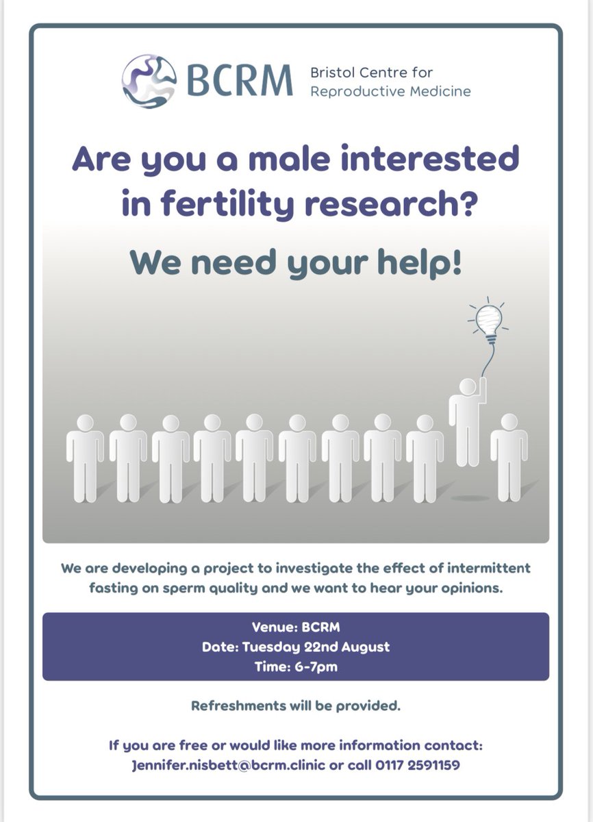 ⭐️Excited to be launching a new research project⭐️ exploring the effect of intermittent fasting on sperm quality. We are gathering patient’s viewpoints on Tues 22nd August, your contribution will be helping to advance reproductive science
#fertilitysuccess #malefertility #sperm
