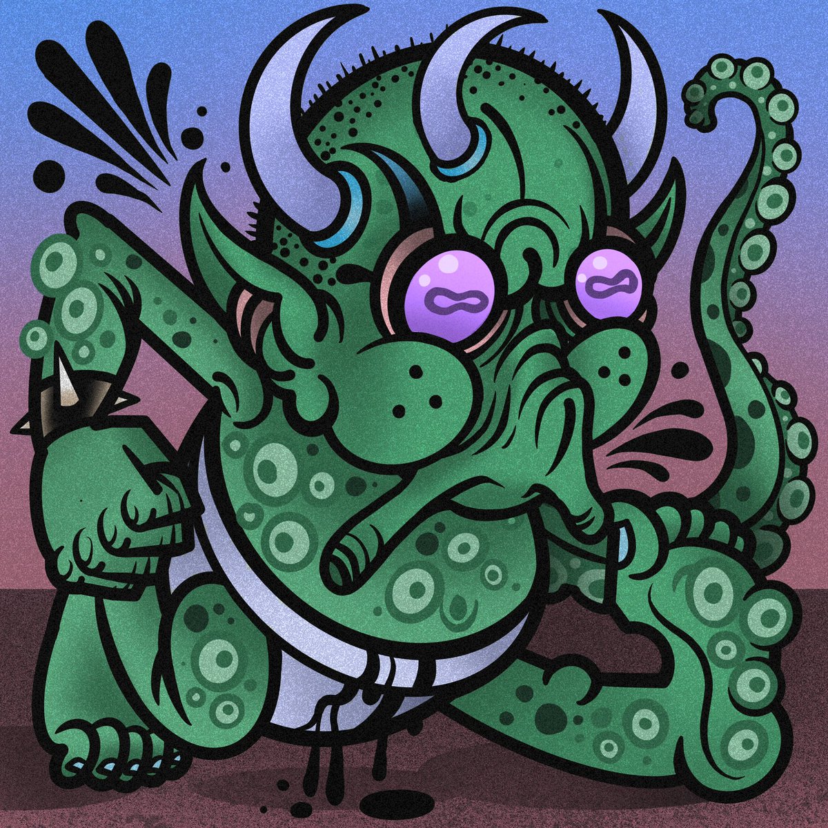 Demon squid manana 9am PST OPENSEA.io/collection/ben…