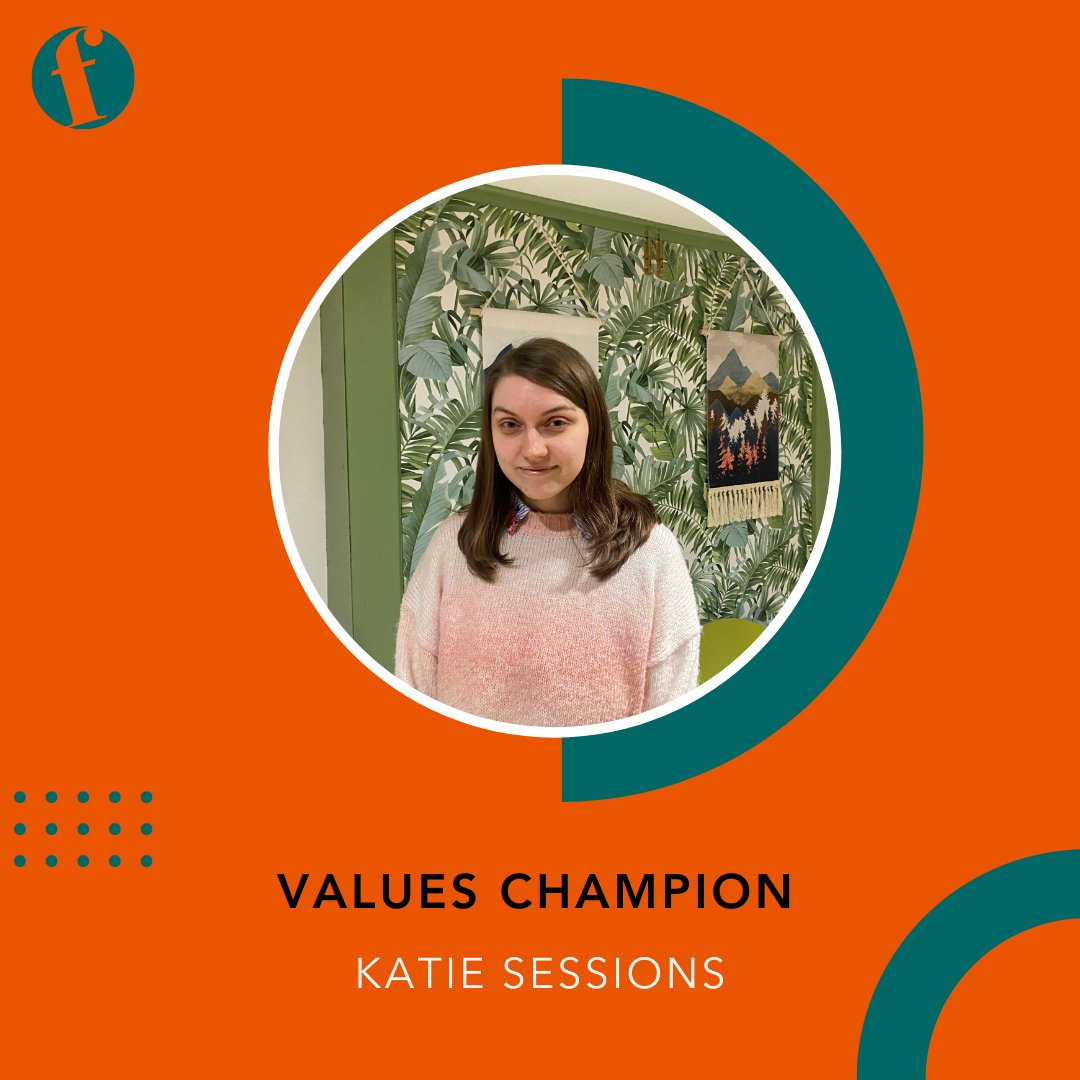 This week’s #ValuesChampion is... Katie!

Katie demonstrates our professional excellence and always curious values in her willingness to support the team and her keenness to learn about clients and try new things. 💫