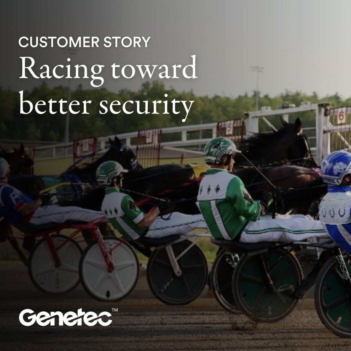 genetec's tweet photo. By managing over 800 cameras across 2 sites from 1 unified platform, Woodbine Entertainment Group's security team is ensuring that every visitor can enjoy the thrill of the race in a safe environment.  

Read the customer story to find out how: https://t.co/RhXC3g9GpL https://t.co/PbDnxWxLsK