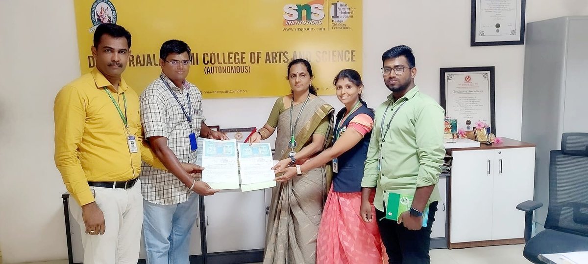 Glad to share!!!!!We, Department of Computer Science, Dr.SNS Rajalakshmi CAS  signed MOU with Onedata Software Solutions , USA (Headquarters), Coimbatore.

#SNSDesignThinkers #SNSInstitutions #DesignThinking #MoU #onedata solutions