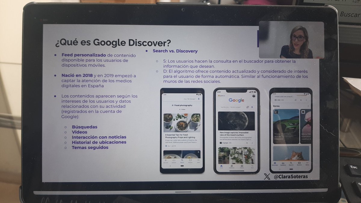 Entusiasmada de aprender de una gran referente en el #SEO <a href="/ClaraSoteras/">Clara Soteras</a> en <a href="/LatinasenSEO/">Latinas en SEO</a>