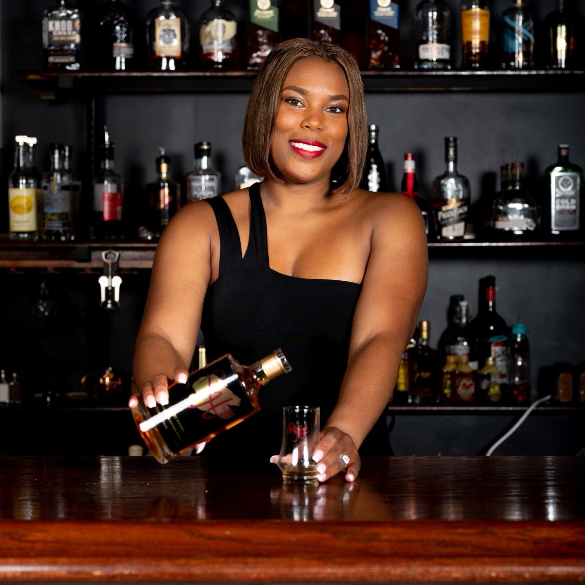 🥃 Behind every great whiskey, there is a great person! 🥃 @mzburtin, the driving force behind Red Hazel Whiskey. Get to know the face behind the bottle and discover the passion that fuels this exceptional spirit. 
Favorite RH Cocktail: Red Mule #LivetheRedLife