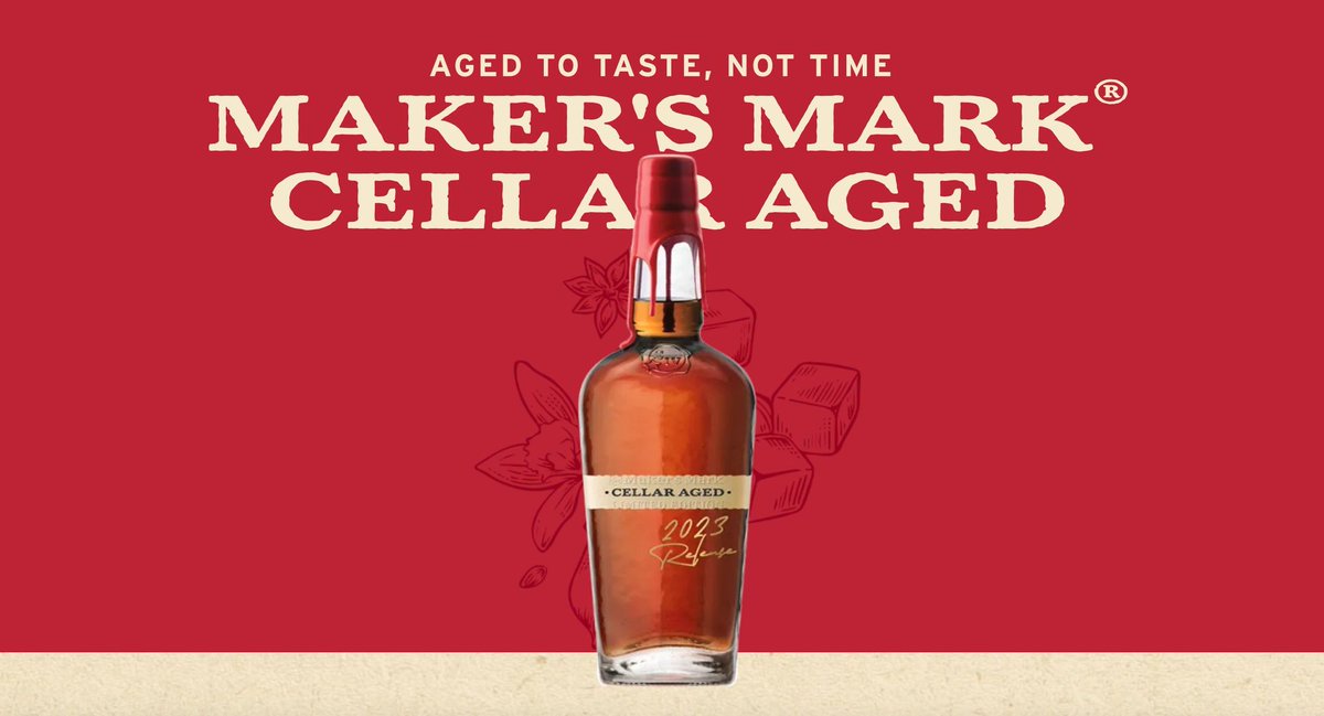 🆕 Maker’s Mark Launches ‘Cellar Aged’ Bourbon – The 2023 Cellar Aged release blends 11- and 12-year-old bourbons bottled at cask strength, but it’s about much more than the age statement on the bottle. It's about what's inside. bourbonbanter.com/makers-mark-la…