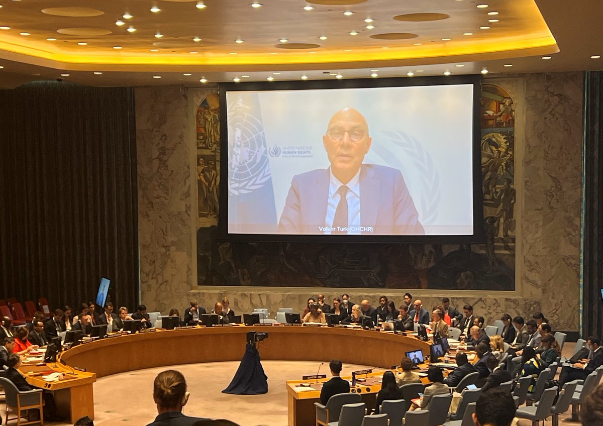 For the first time, UN High Commissioner <a href="/volker_turk/">Volker Türk</a>, <a href="/UNSR_DPRK/">Elizabeth Salmon</a>, &amp; a DPRK survivor brief the #UNSC on #NorthKorea's egregious #humanrights violations without facing a procedural challenge. 

Kudos to <a href="/USUN/">U.S. Mission to the UN</a>, <a href="/AlMissionUN/">Albania in UN</a>, <a href="/JapanMissionUN/">Japanese Mission UN</a>, and <a href="/ROK_Mission/">Republic of Korea Mission to the UN🇰🇷🇺🇳</a> for this initiative.