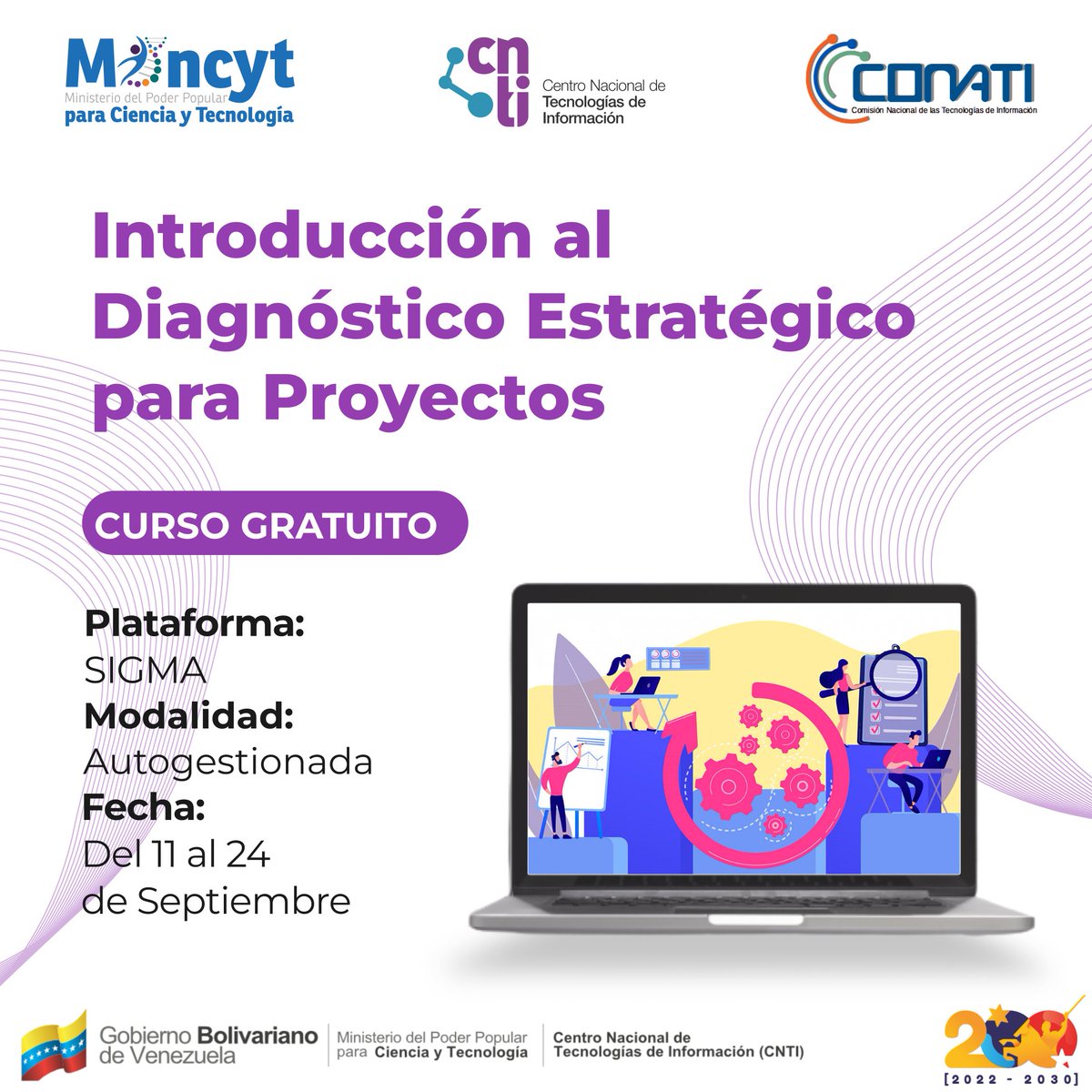 CNTI_VE's tweet photo. Regístrate en los cursos gratuitos del mes de septiembre.

Ingresa a:

https://t.co/0ZoXAFQfaV

Selecciona los cursos de tu preferencia y llena el formulario de inscripción, tienes oportunidad hasta el jueves 31 de agosto

¿Qué esperas?

¡Participa! https://t.co/ONpw0GomGG