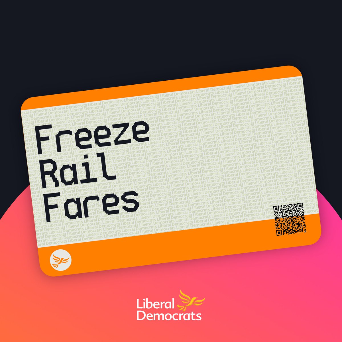 LibDems's tweet photo. Month after month, families and pensioners are being clobbered by inflation. Now millions will also be stung by terrible rail fare hikes.

We need real action to tackle the cost of living crisis. The Government must immediately announce a rail fare freeze. https://t.co/ooM2ng2LfI