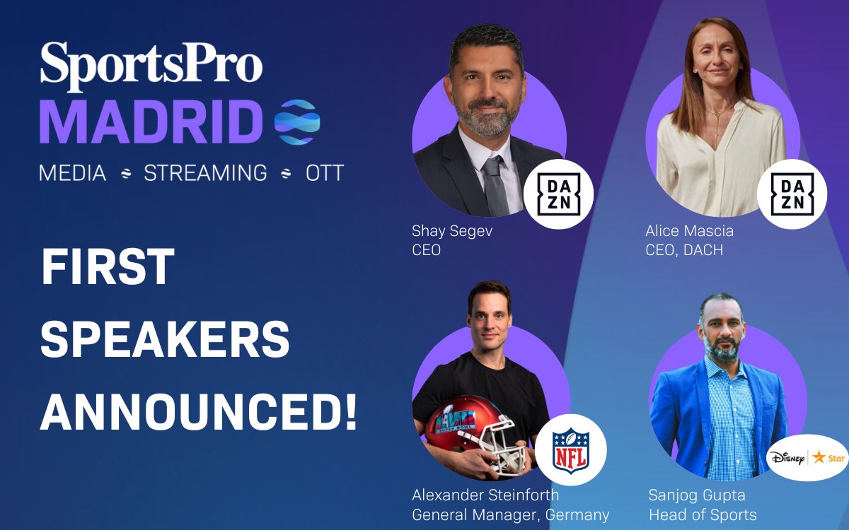 From New York🇺🇸, then London🇬🇧, Singapore🇸🇬 and now Madrid🇪🇸, @SportsPro this November will be heading back to the Spanish capital for our biggest and boldest event to date! Check out the first wave of 🎙👇 Register your pass 👉 lnkd.in/gEcF53d #SPMadrid23
