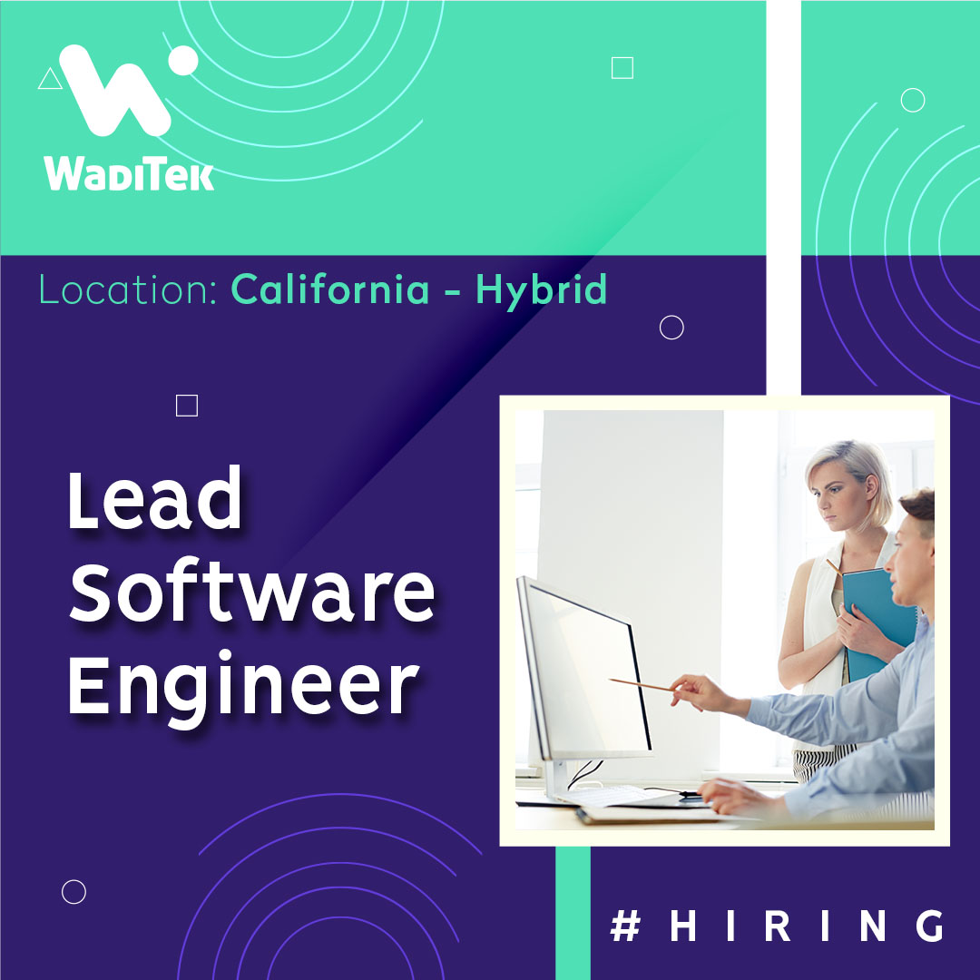 WadiTek's tweet image. We&apos;re looking for a Lead Software Engineer! Apply online through LinkedIn or our website at &amp;gt;&amp;gt;lnkd.in/dQrWgz8v

#WadiTek #leadsoftwareengineer #sofwareengineer #californiajobs #jobopportunities