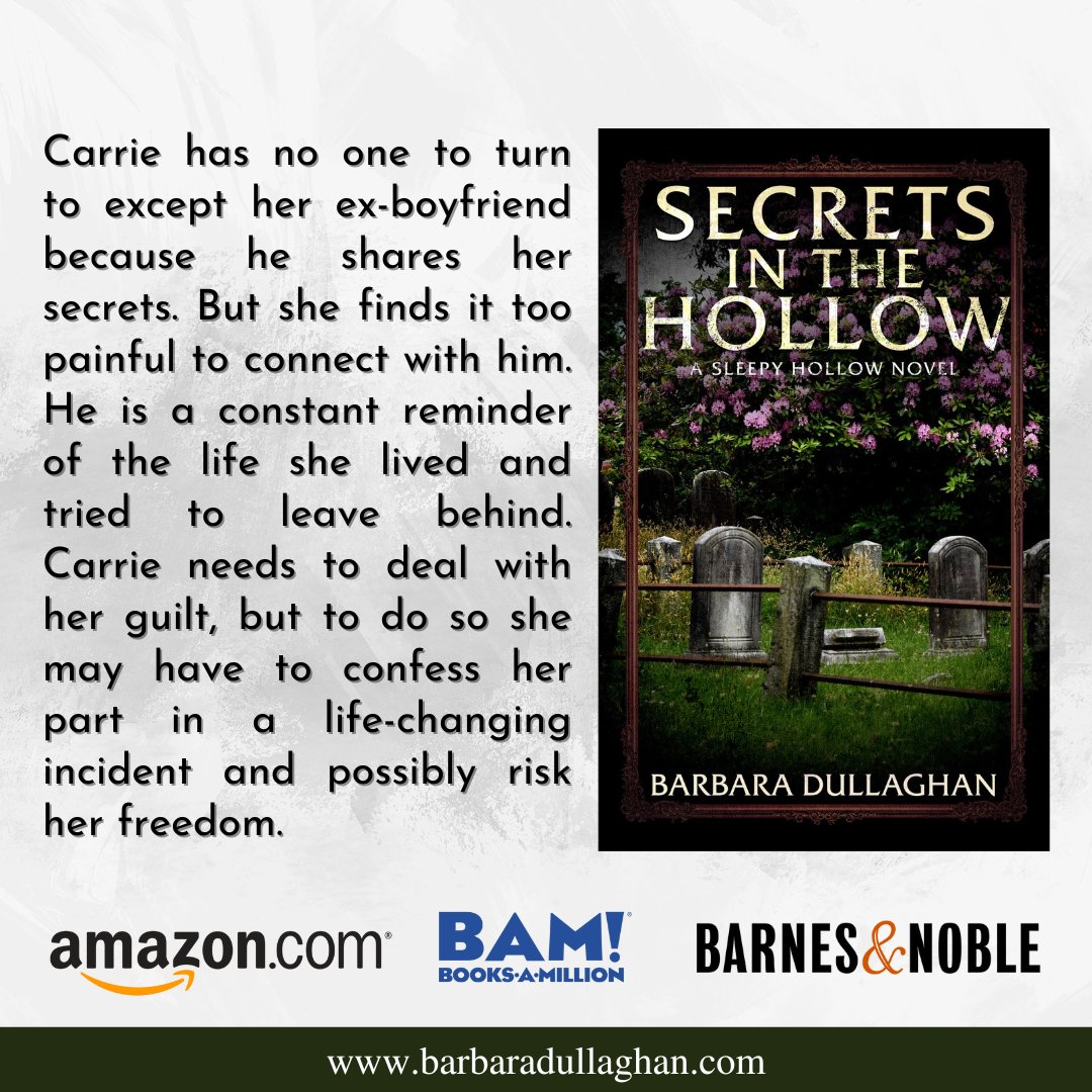 Carrie seeks solace in her ex-boyfriend amid a secretive world, yet he embodies her past. Burdened by guilt, she confronts a decision - confess her role in a life-altering event, risking her freedom. . #sleepyhollownovel #secretsinthehollow #carriepeters #barbaradullaghan