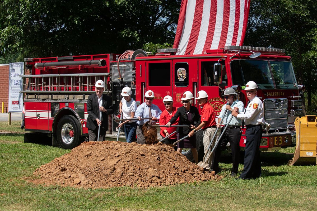 We’re excited for the construction to begin on Salisbury’s newest Fire Station #3. A groundbreaking ceremony was held on Tuesday, Aug. 15, at the fire station’s new location on Mahaley Ave. 

Click the link to watch the groundbreaking ceremony: vimeo.com/citysalisburyn….
