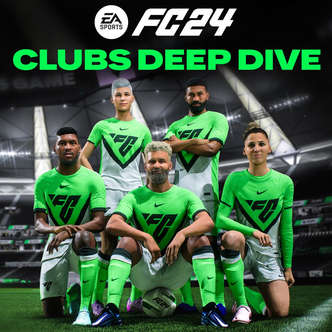 EASP0RTSFC24's tweet photo. Create your Pro and join your squad in #FC24.

See what's coming to Clubs later today. Tune in: https://t.co/dJgCqDInXA https://t.co/RC3U0khZo2