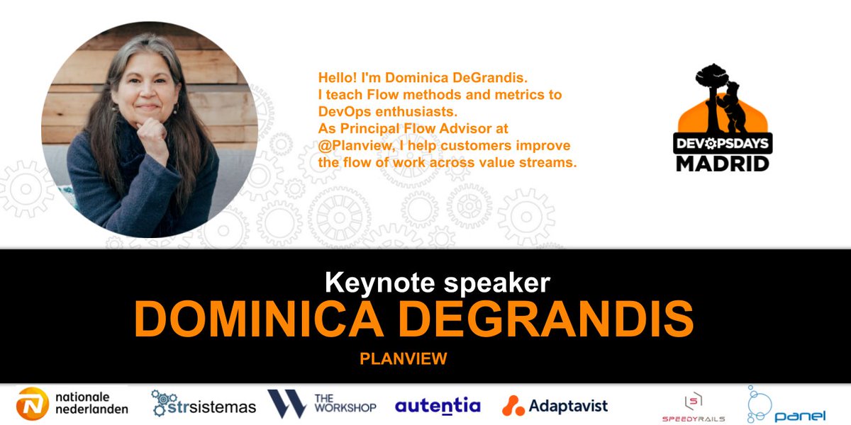 It's Friday and we deserve some great news to end the week. <a href="/dominicad/">Dominica DeGrandis</a> from <a href="/Planview/">Planview</a> will come to #DevOpsDaysMadrid2023 on October 6 as a deluxe Keynote speaker. From Seattle to Madrid and from there to heaven! You do not miss the hype. Tickets on sale at devopsdaysmadrid2023.eventbrite.es