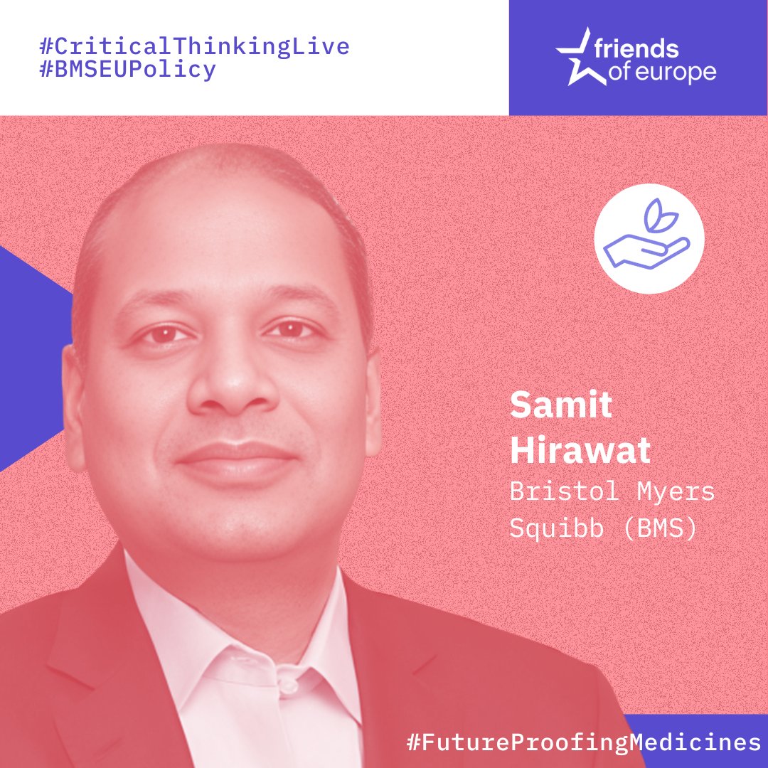 📅 5 September | How can we enhance #HealthEquity? Next month, we're delighted to be sharing our discussion with Samit Hirawat, EVP at @bmsnews. ➡️ Find out more about our #CriticalThinkingLive with @BMS_EUPolicy: frnds.eu/HealthcareEqui… #BMSEUPolicy #FutureProofingMedicines