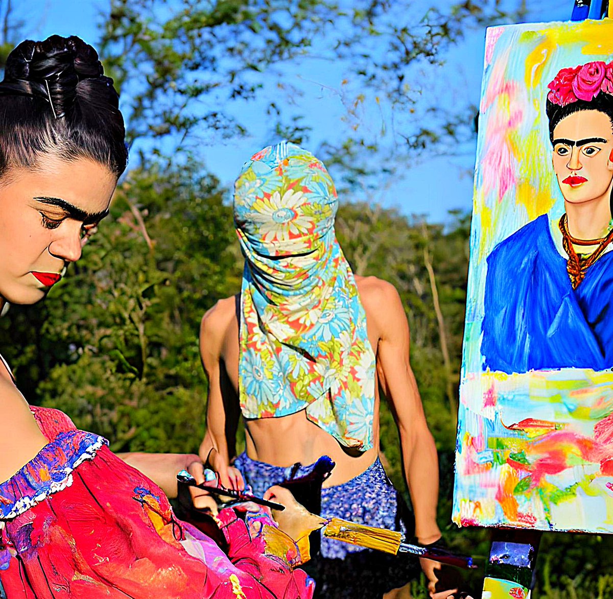 NinoArtCripto's tweet photo. >

IN GOOD COMPANY

1/1

300 $Tezos

#Photo taken by artist @gypsyglytch &amp; remixed by #AI

In >https://t.co/mVWqOJoEC2

#Cryptoart #NFTart #AIart #Performance #Frida #Mexico #Colors #NFT #NFTs #NFTCommunity #Tezos #NFTtezos #TezosNFT #TezosCommunity #NFTcollectors #Nino #Brasil🇧🇷 https://t.co/lfu7lvSigZ