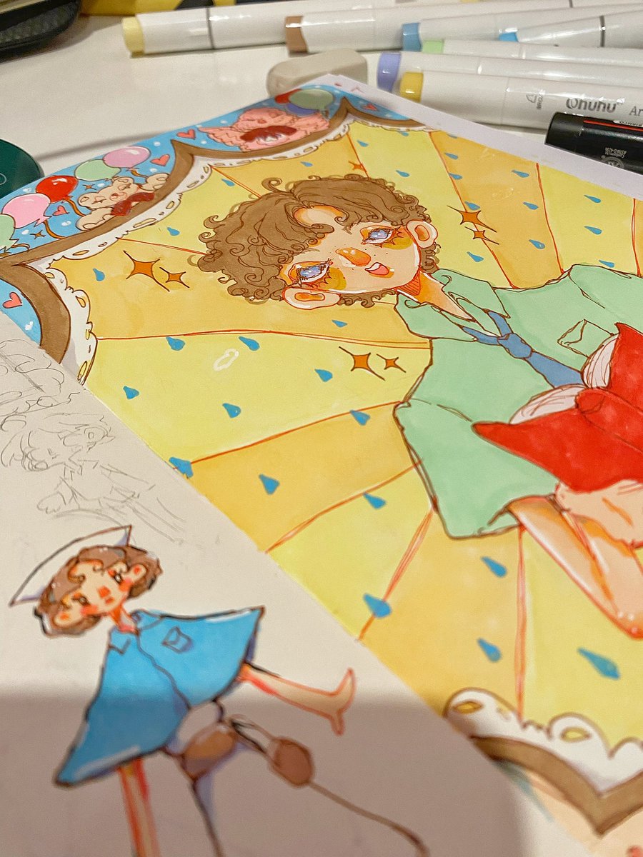 Shuuniia's tweet photo. #WIP #traditionalart 📕✨🤍 https://t.co/NtRQBwHG4l