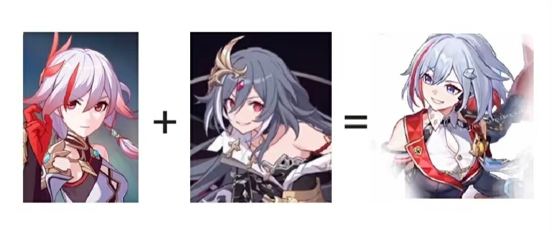 jiangkemo's tweet photo. #sentihua
#topaz&amp;numby
#HonkaiStarRail 
#fuhua

A joke, because she's so much like both of them. Is that a merger?
Fu Hua's wife was angry（） https://t.co/FrJyorTOPh