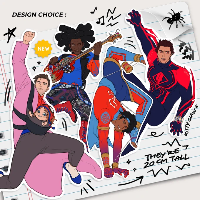 #SpiderManAcrossTheSpiderVerse bookmarks are now available on my shopee   share is much appreciated!#MiguelOHara #HobieBrown #PavitrPrabhakar #PeterBParker 