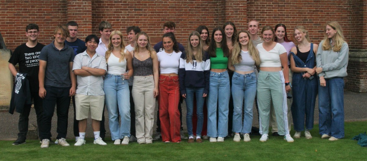 Class of 2023 were celebrating today after receiving some excellent A level and BTEC results with almost a third of all grades A*/A. The majority of students secured places at their chosen university #excellence #loveoflearning #outstandingrelationships